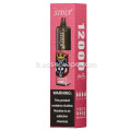 Banane de fraises Sidia 12000 Puffs Vape jetable